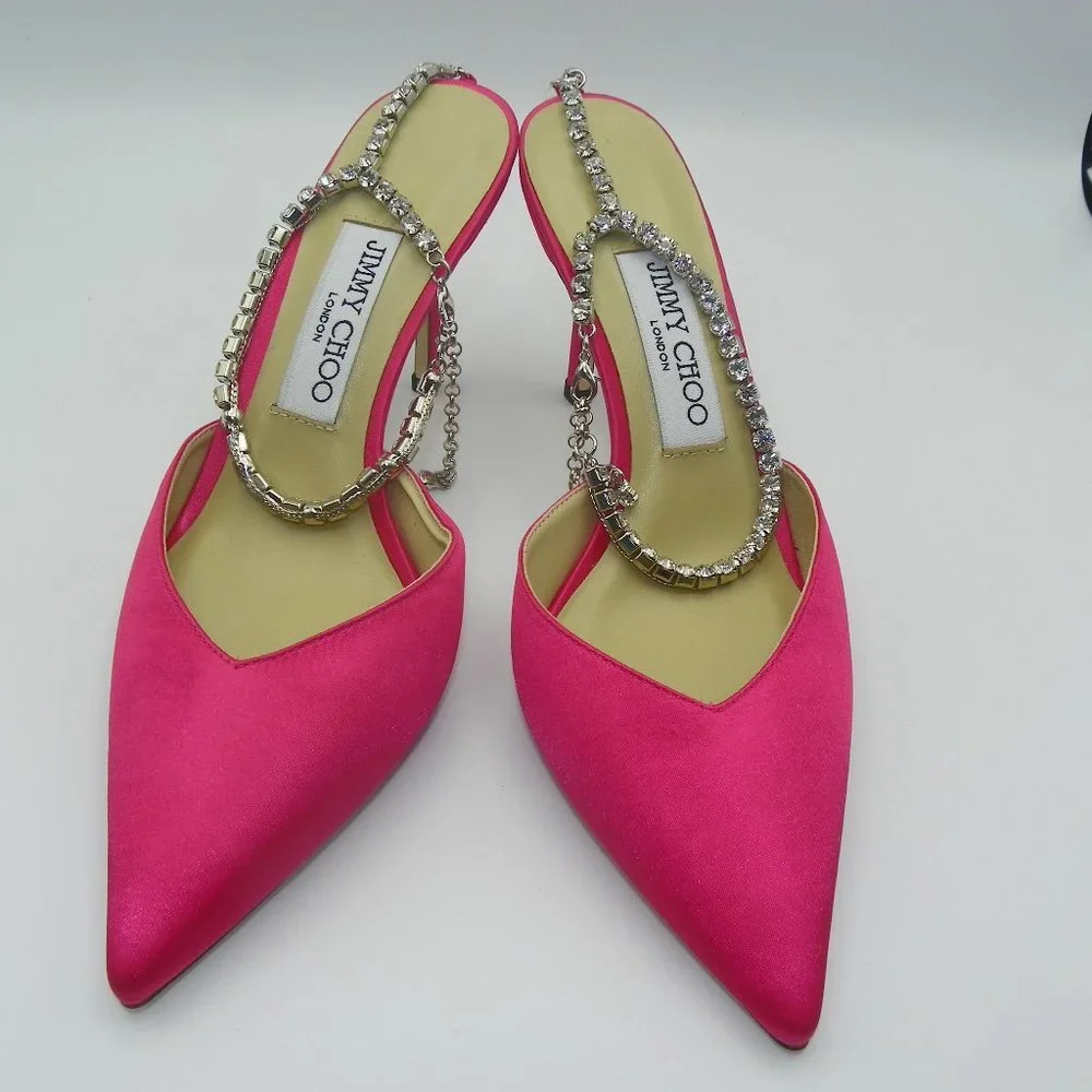 Jimmy Choo Pink Nwot Sz 11 - Picture 1 of 5